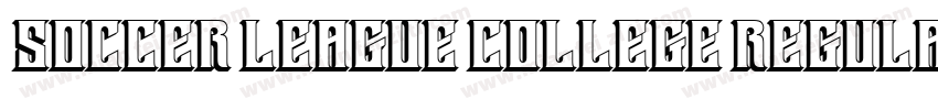 Soccer League College Regular字体转换